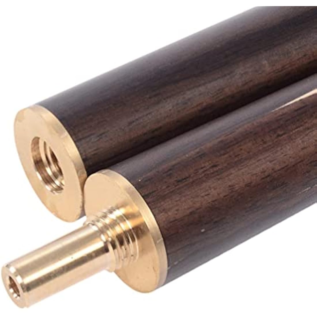 CUESOUL Classic Handmade 57 Inches 18oz Rosewood 3/4 Jointed Snooker Billiard Pool Cue, Rosewood Butts and Aluminum Telescope Extension with Leathertte Protective Case, 9.5mm Tip Snooker Cue Set
