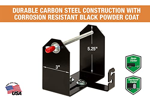 Buyers Products LT40 Weed Wacker Commercial Trimmer Line Holder w/Mounting Hardware & Low Profile Steel Bracket Supports 3 Pound Spools, Made In The