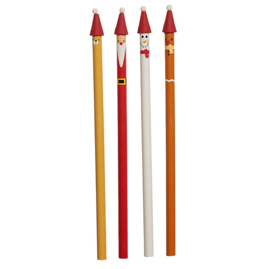 Puckator Christmas Characters Pencil - School Supplies - End of Year Gifts for Children - Party Bag Fillers - Cool Pencils for Kids - Classroom Gifts for Children - Aesthetic School Stationary