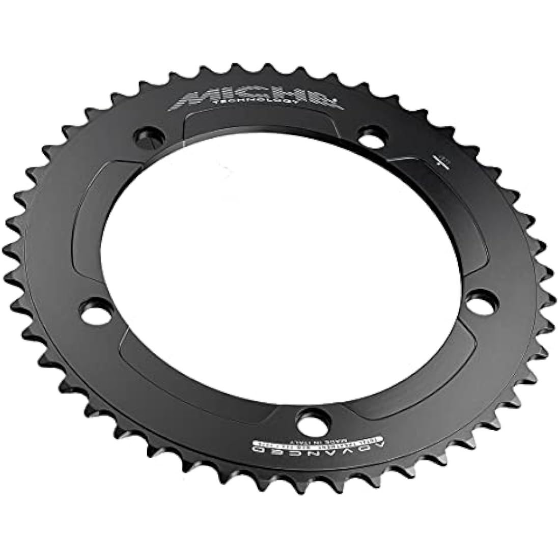 Miche Primato Advanced 144pcd Track Chainring, Black, 58t