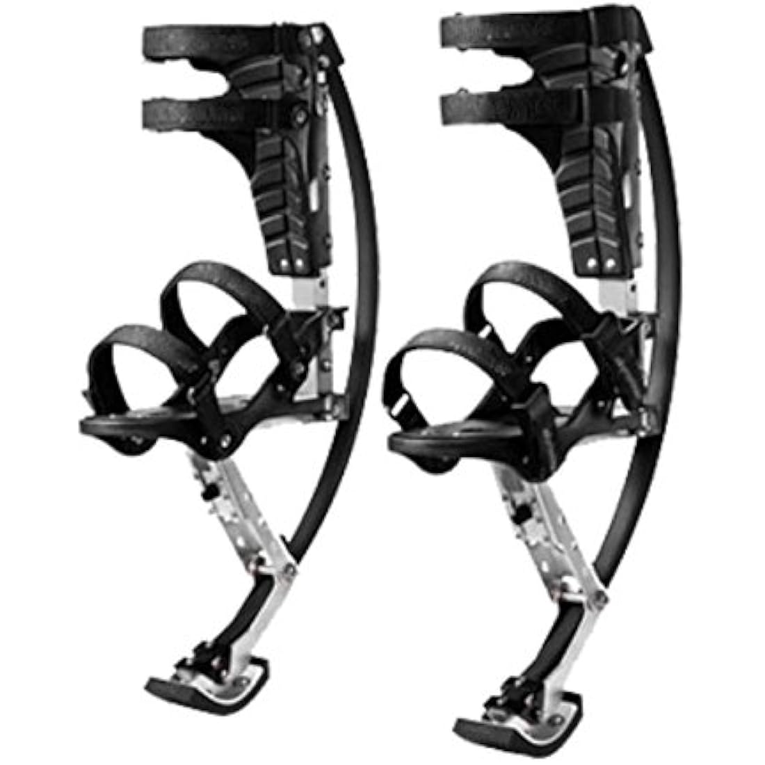 Skyrunner Kangaroo Shoes pogo Jumping stilts for Kids Child Youth weight load range 30-50kg Black
