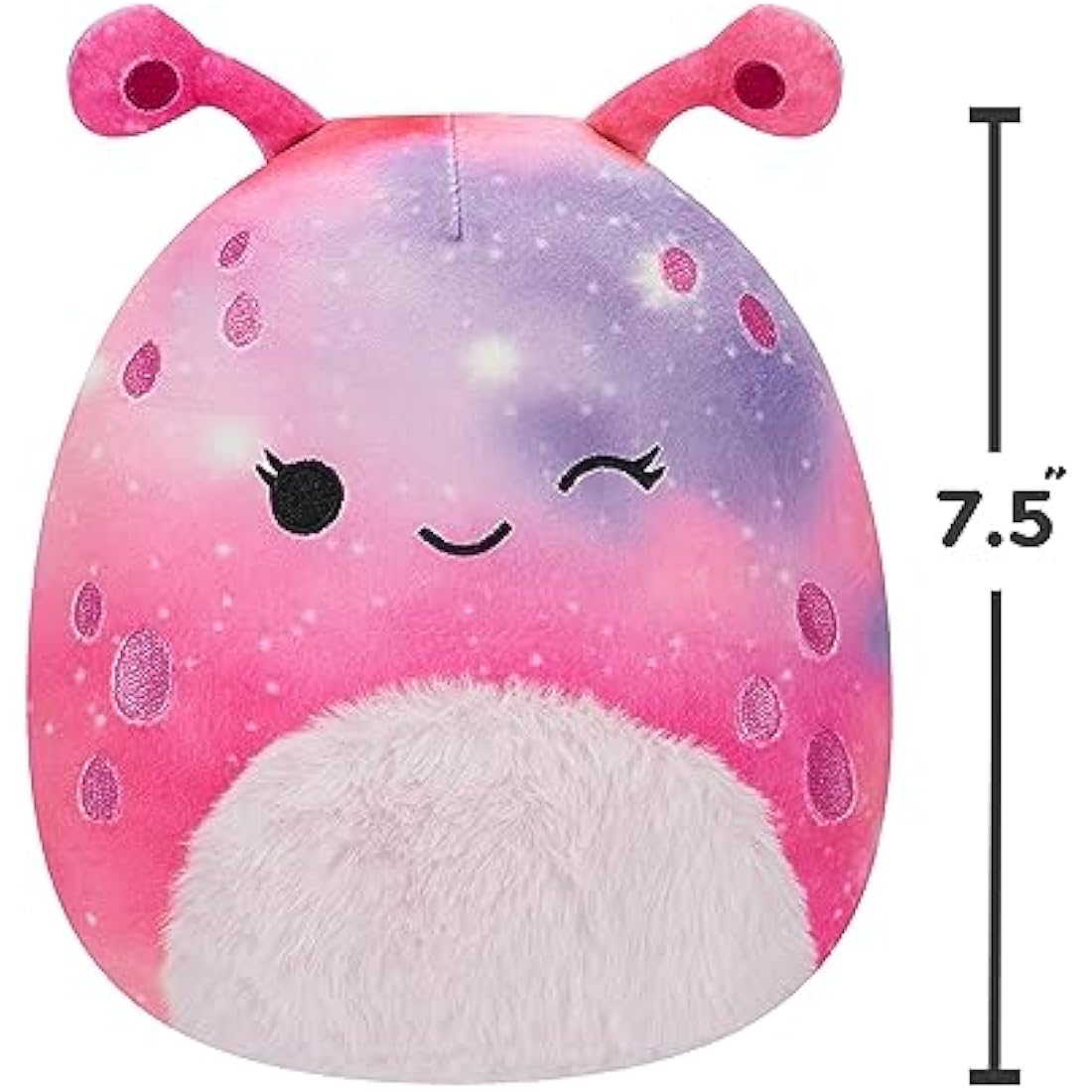 Original Original 7.5-Inch Loraly the Winking Pink and Purple Alien Small Ultrasoft Official Plush