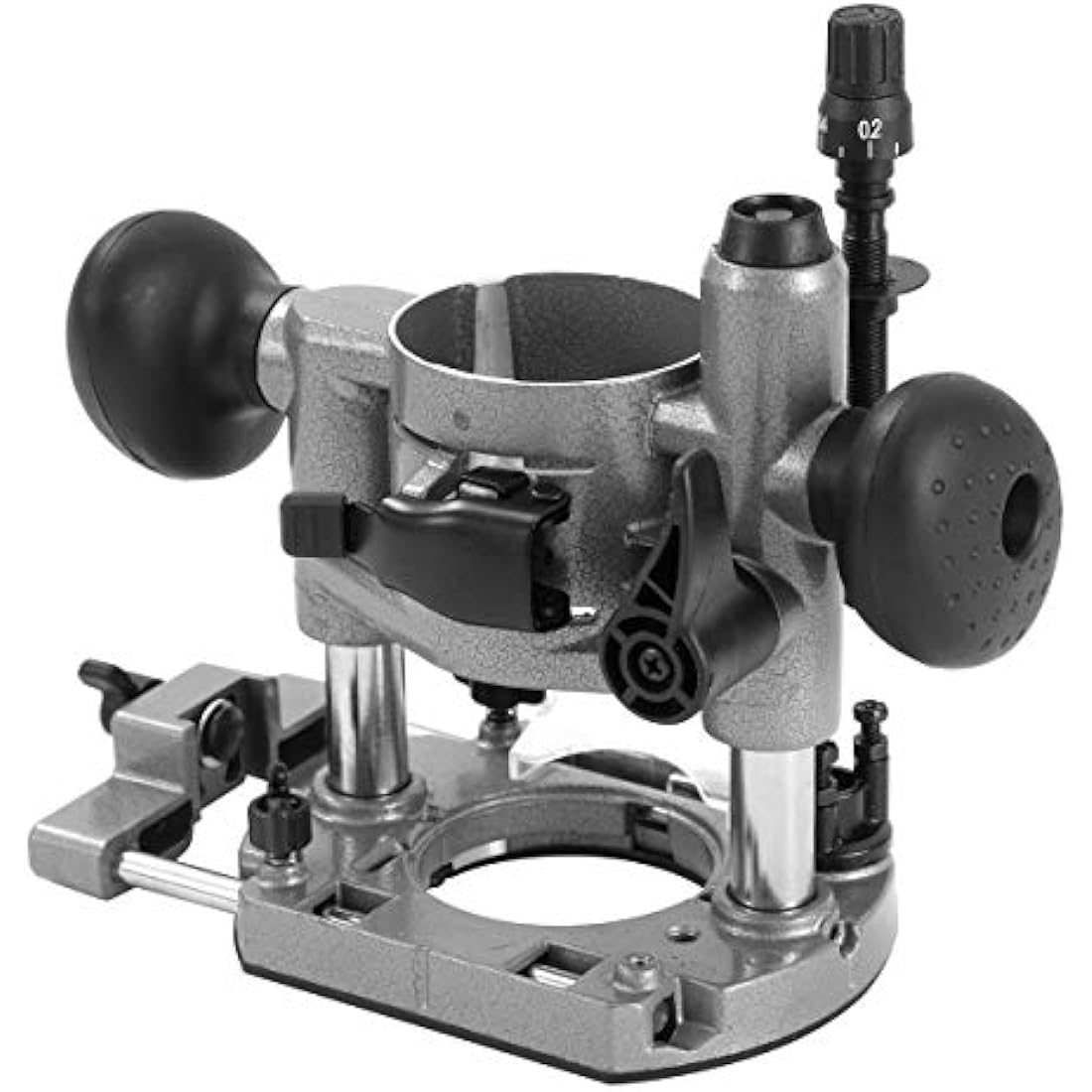 KATSU Trimmer Plunge Base, Fully Adjustable, for Electirc or Cordless Wood Hand Routers with Dust Nozzel SP10174805…