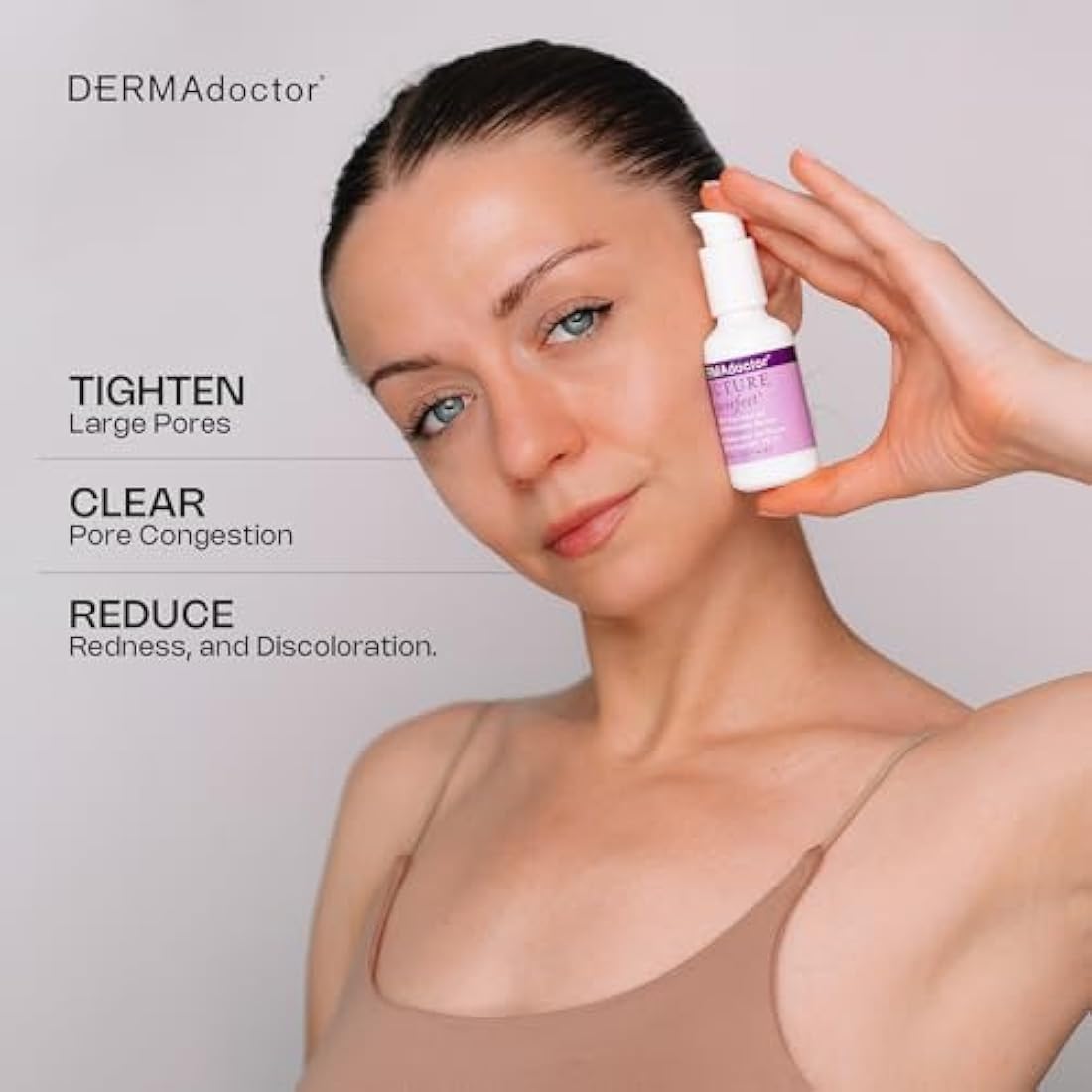 DERMAdoctor Picture Porefect Serum – Pore Minimising and Skin Refining Treatment for Enlarged Pores, Redness, Uneven Tone & Oily Skin – 30 Millilitres (20331-7)