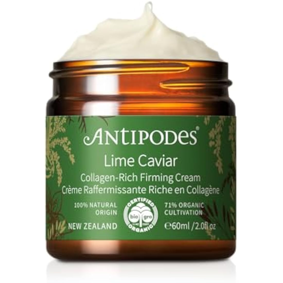 Lime Caviar Collagen-Rich Firming Day Cream – Sepilift™ DPHP Peptide & Lime Caviar Extract – Anti-Aging Moisturiser – Dry Skin, Mature Skin & All Skin Types – 60ml