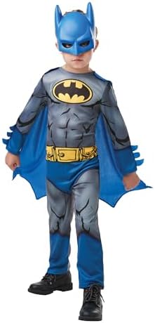 Rubie's Official Batman Comic Child's Classic Costume, Superhero Fancy Dress