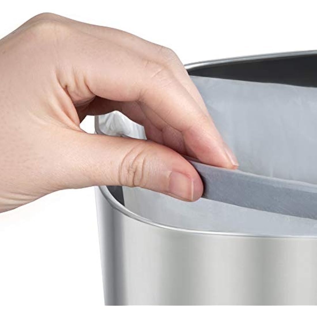 Morphy Richards Chroma 971519 Square Kitchen Bin with Infrared Motion Sensor Technology, 50 Litre Capacity, Stainless Steel