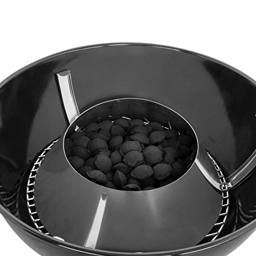 onlyfire Stainless Steel BBQ Fuel Dome Round with Water Sink Charcoal Briquette Box