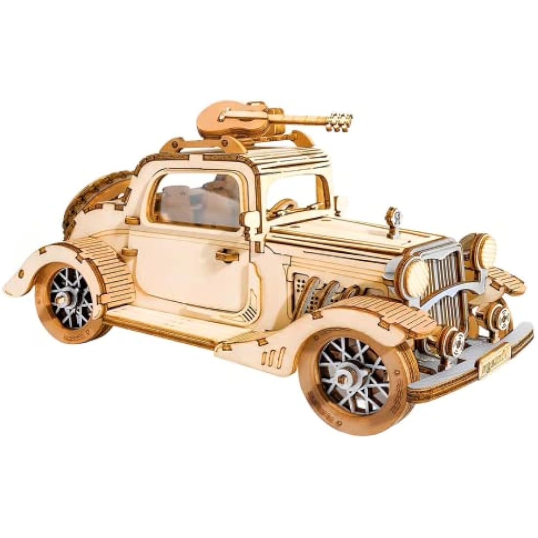 Rolife 3D Puzzle - Wooden Car Puzzles for Adults DIY Model Cars, Creative Craft Construction Kits Toy Building Sets for Adults, Home Decor Gifts for Teens