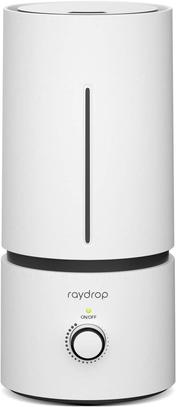 raydrop Humidifiers for Bedroom, Cool Mist Humidifiers for Babies, 1.70L Quiet Ultrasonic Humidifier, Space-Saving, Filterless, Auto Shut Off -