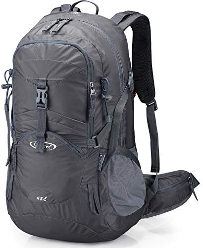 G4Free 45L Hiking Backpacks with Rain Cover Waterproof Trekking Backpack Travel Backpack Outdoor Camping Mountaineering Hiking for Men Women