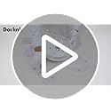 Dorlink LED Ceiling Light, 60W 5400LM Modern Design Ceiling Lighting, 5 Lights Living Room Ceiling Light Acrylic White Flower Fittings Ceilings for Bedroom, Kitchen, Dining Room 6500K Cool White