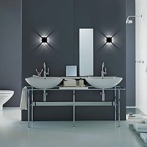 KAWELL 8W Modern Wall Light LED Wall Wash Light Waterproof IP65 Aluminum Wall Lamp LED Indoor Outdoor for Bathroom Bedroom Stairs Corridor Living Room