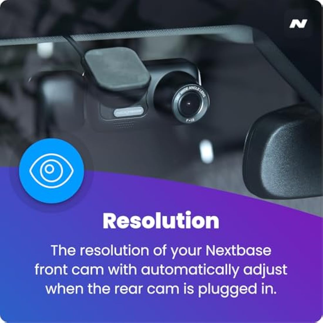 Nextbase Series 2 Add-on Module Cameras - Rear View Dash Camera, Back Window View Video – Compatible with Series 2 322GW, 422GW,522GW and 622GW Dash Cam Models