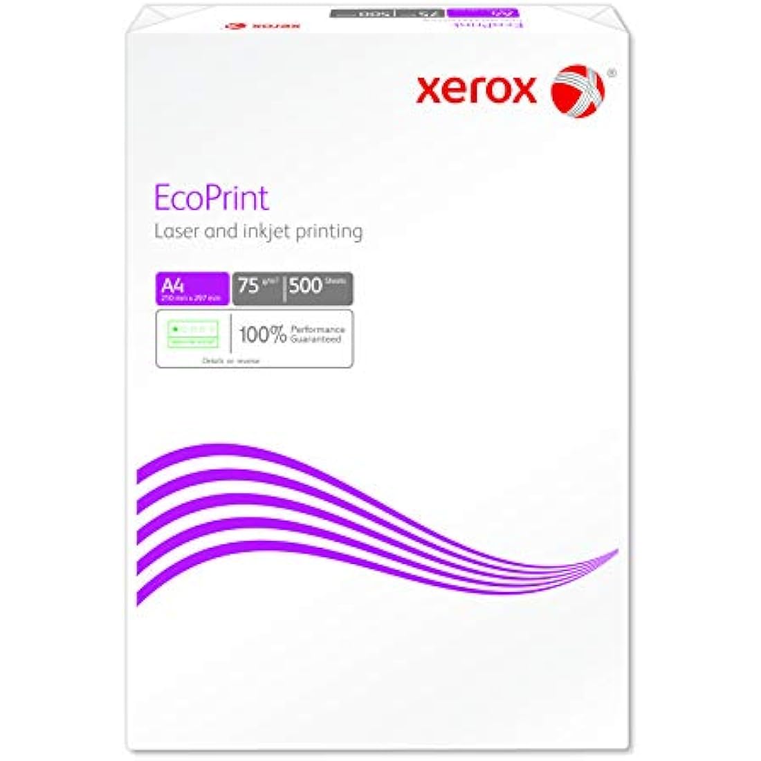 Xerox EcoPrint Multifunction Paper 75 g/m2 A4 50 Reams of 500 Sheets 25,000 Sheets Pack of 10 White
