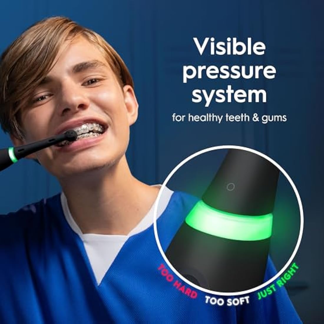 Oral-B iO5 Electric Toothbrushes For Adults, 1 Toothbrush Head & Travel Case, 5 Modes With Teeth Whitening, UK 2 Pin Plug, Black