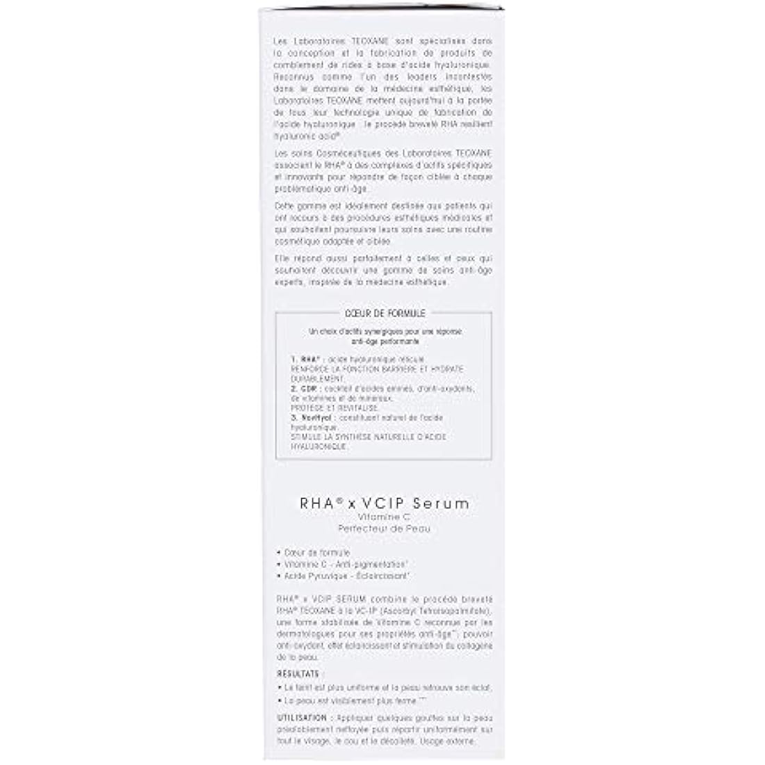 Teoxane RHA VCIP Hyaluronic Acid + Vitamin C Serum 30ml