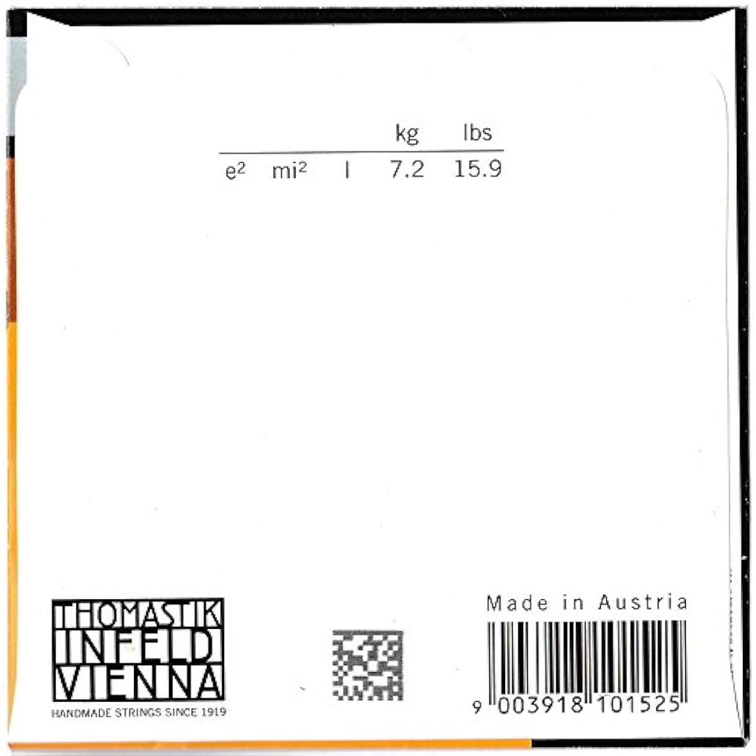 Thomastik Single string for Violin 4/4 Dominant - E-string steel core, Aluminium Wound, Medium, Ball End