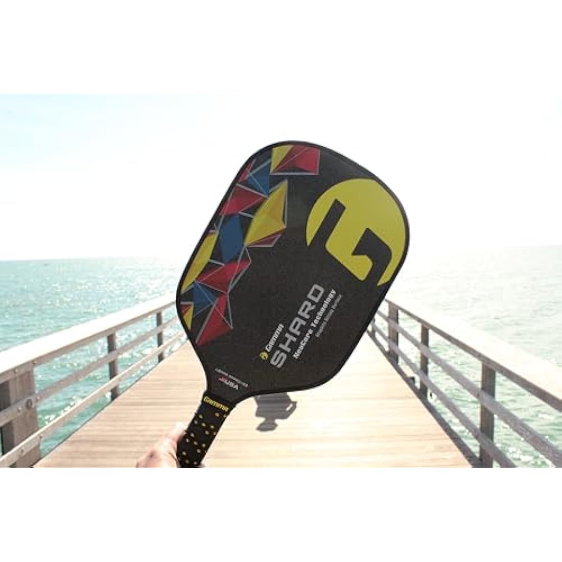 Gamma Legend NeuCore Pickleball Paddles with Honeycomb Grip, Composite Fiberglass Surface, White - USAPA-Approved Pickleball Paddle with Thicker Large-Cell Core - Premium Pickleball Equipment