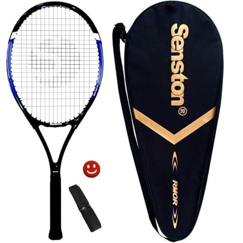 Senston Tennis Racket 27'' for Adults Aluminum Alloy Tennis Racquet Set with Premium Carry Case, Including 1 Overgrip + 1 Vibration Dampeners