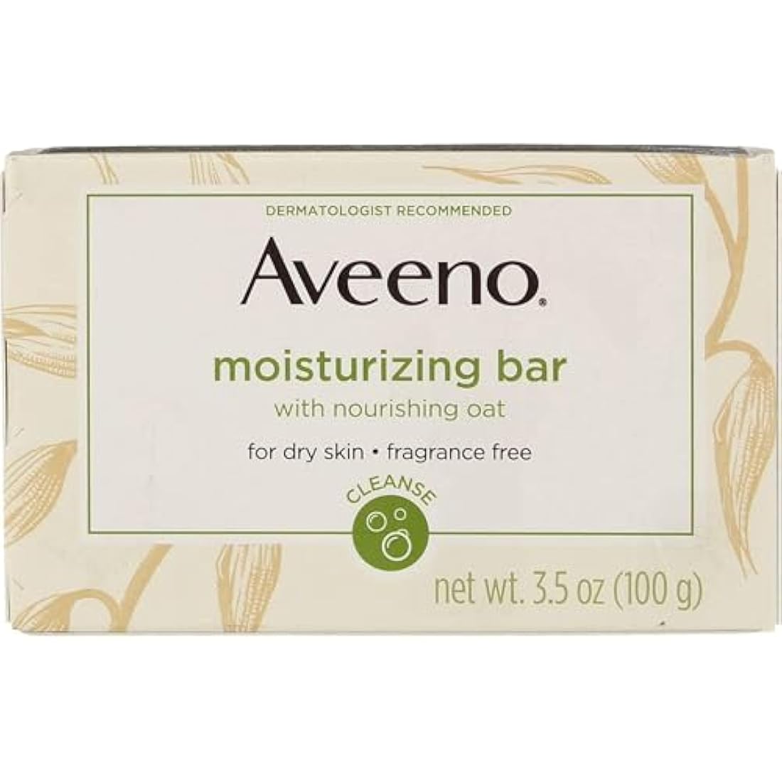 Aveeno Moisturizing Bar For Dry Skin, 3.5 Oz ( Pack of 2 )