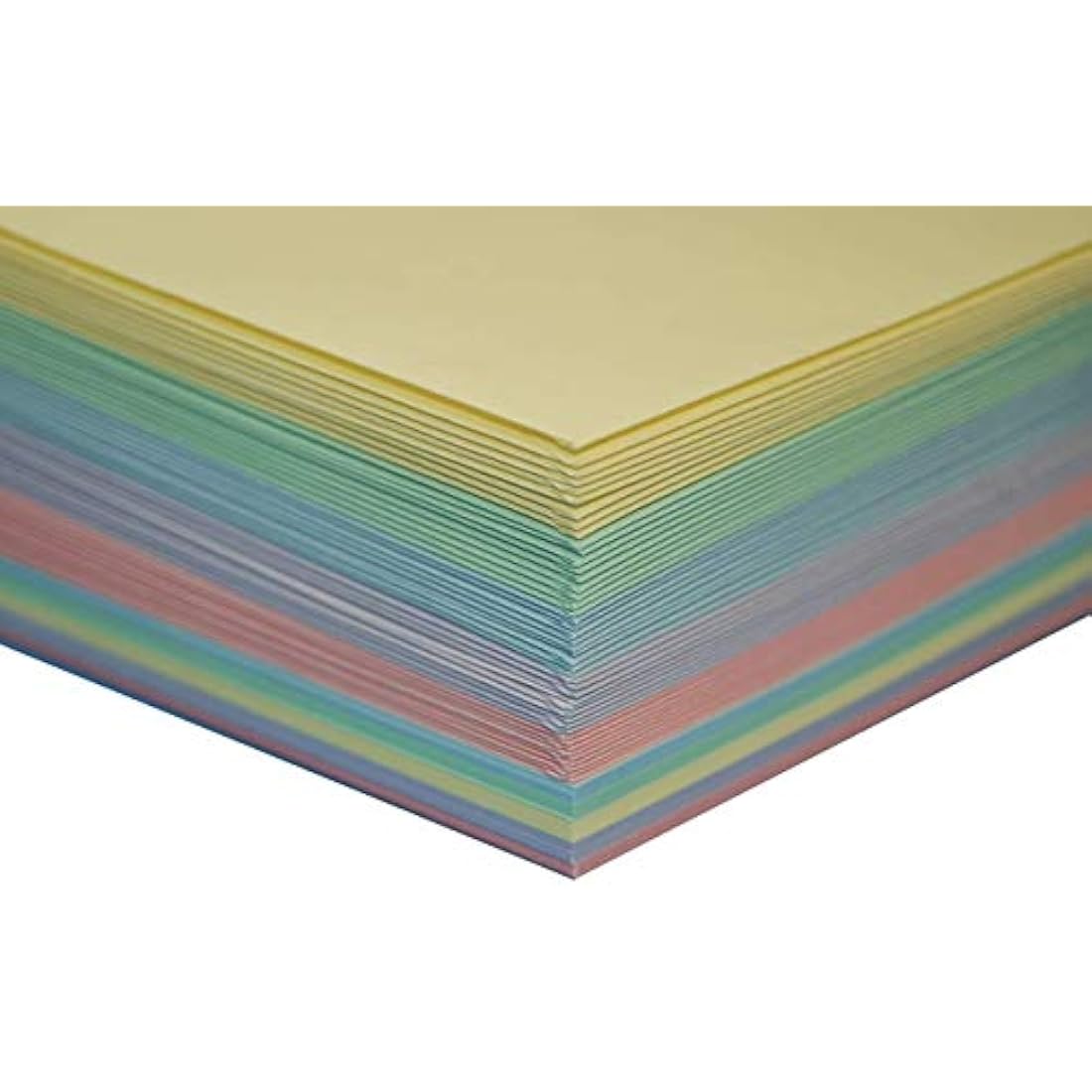 Craft UK 2350 5X5 Card and Envelope Pack of 50 - Mixed - Pastels