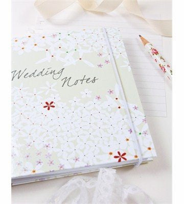 rachel ellen square lined wedding notes