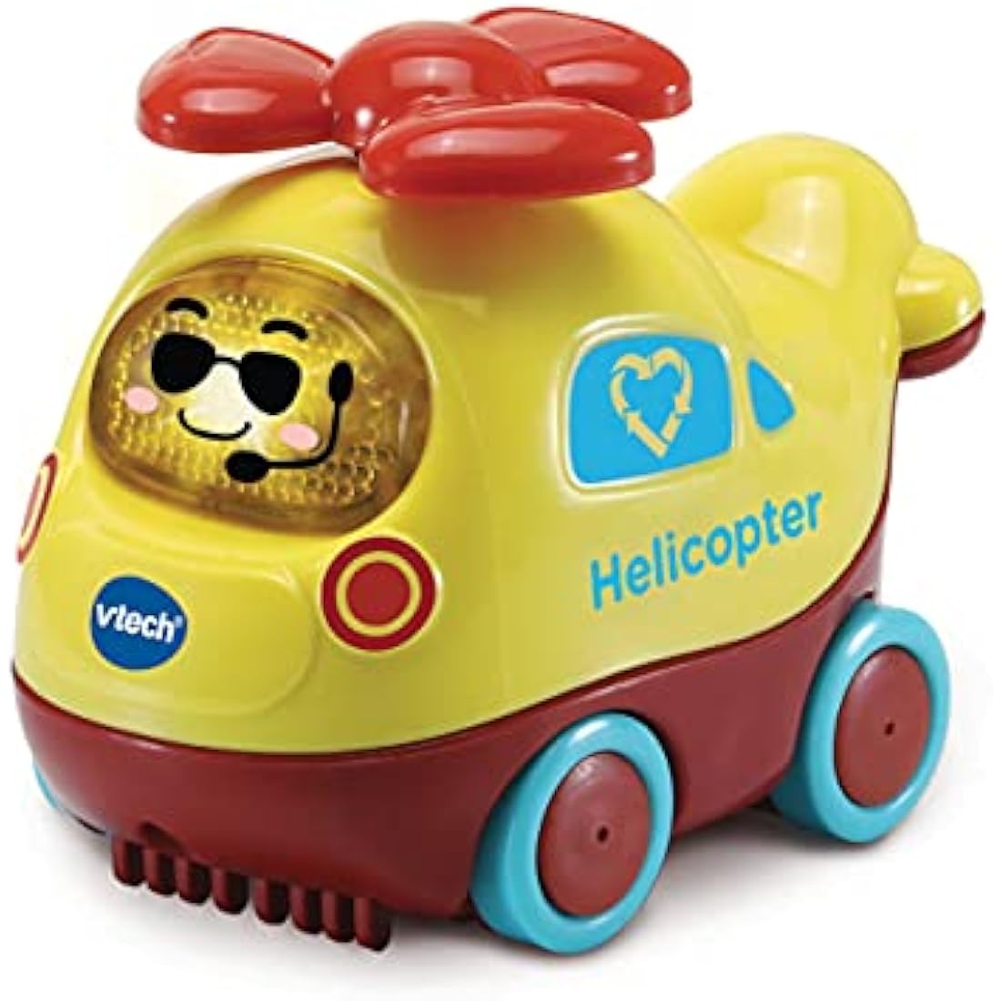 VTech Toot-Toot Drivers Special Edition Helicopter, Baby Interactive Toy for Toddlers with Lights and Sounds, Musical Baby Toy Helicopter for Pretend Play, Boys & Girls 1, 2, 3, 4, 5+ Year Olds