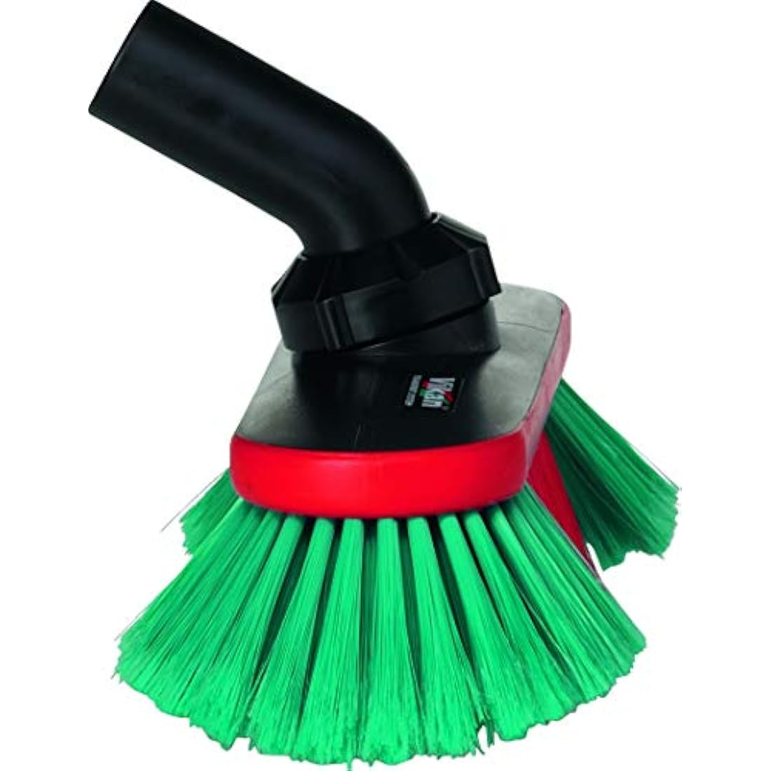 Vikan 526852 Water Fed Vehicle Brush, Soft/Split, Black, 250 mm Length, 130 mm Width, 160 mm Height
