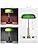 FIRVRE Bankers Office Desk Lamp, Vintage Green Glass Table Lamp with Brass Base, Classic Retro Light with Wireless Charging&USB Port