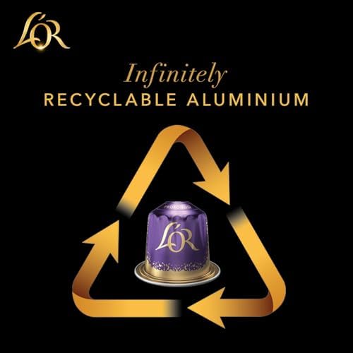 L'OR Espresso Vanilla Flavour - Aluminium Coffee Capsules (Pack of 10, Total 100 Capsules)