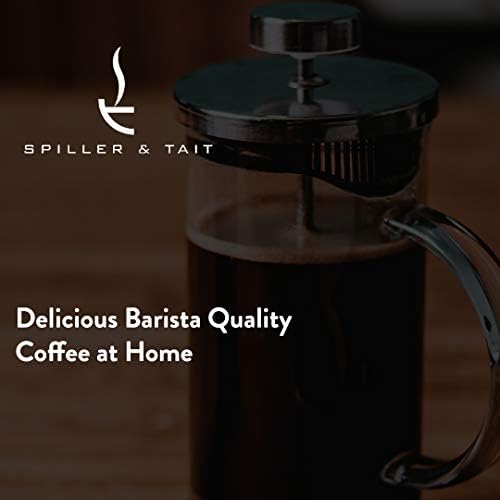Spiller & Tait Sparkling Water Decaffeinated Coffee Beans 1kg Bag – Fairtrade and Fresh Roasted – Suitable for All Coffee Machines