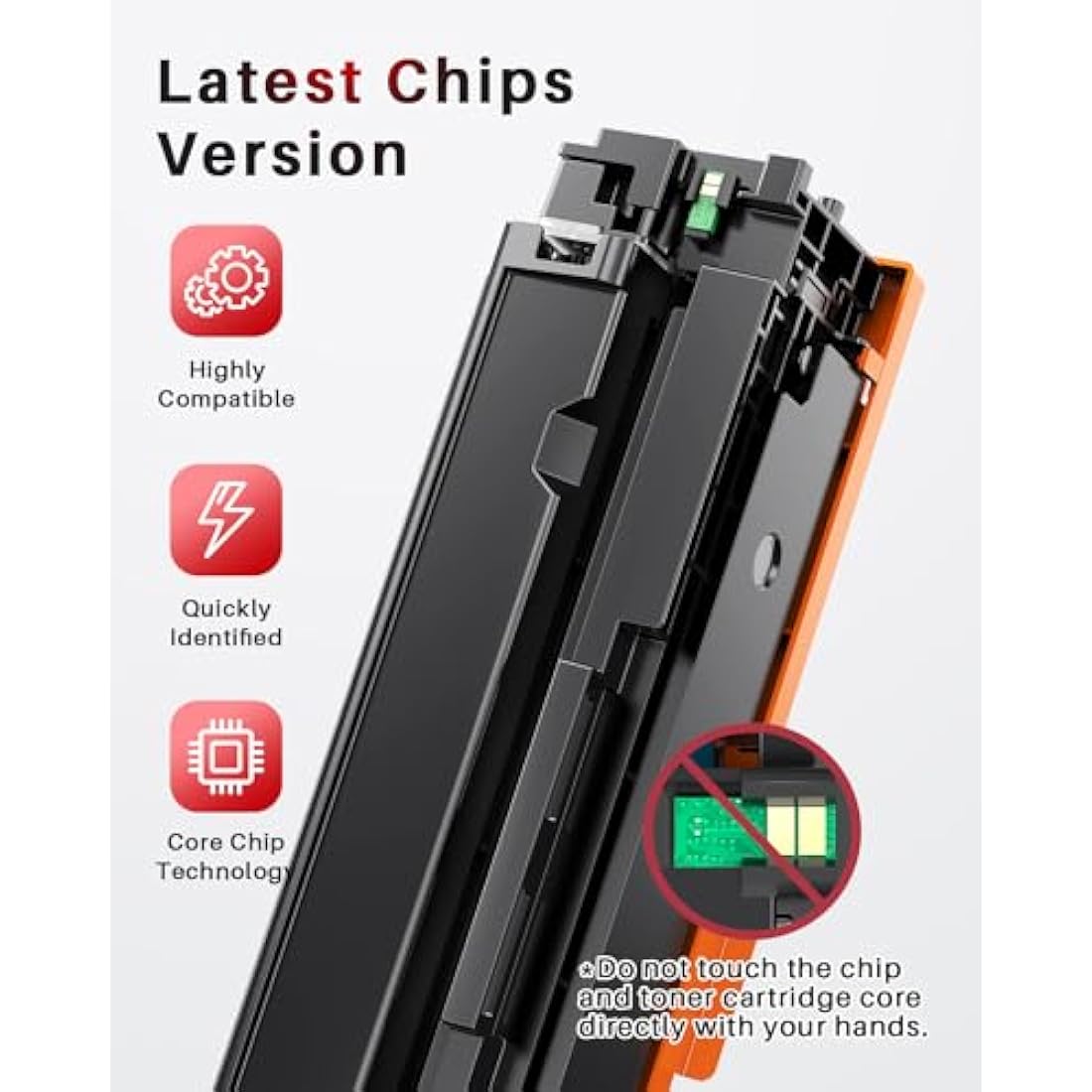 Halloya 203X Toner Cartridge Replacement for HP CF540X CF541X CF542X CF543X Compatible for Color Laserjet Pro MFP M254dw M254dnM254nw M280nw M281fdn M281fdw M281cdw (4 Pack)