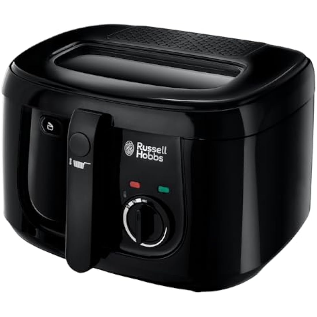 Russell Hobbs Electric Deep Fat Fryer, 2.5L capacity/can cook 1kg food, Carbon odour filter, Large observation window, Non-stick coated pan, Adjustable thermostat, Handle lift system, 1800W, 24570