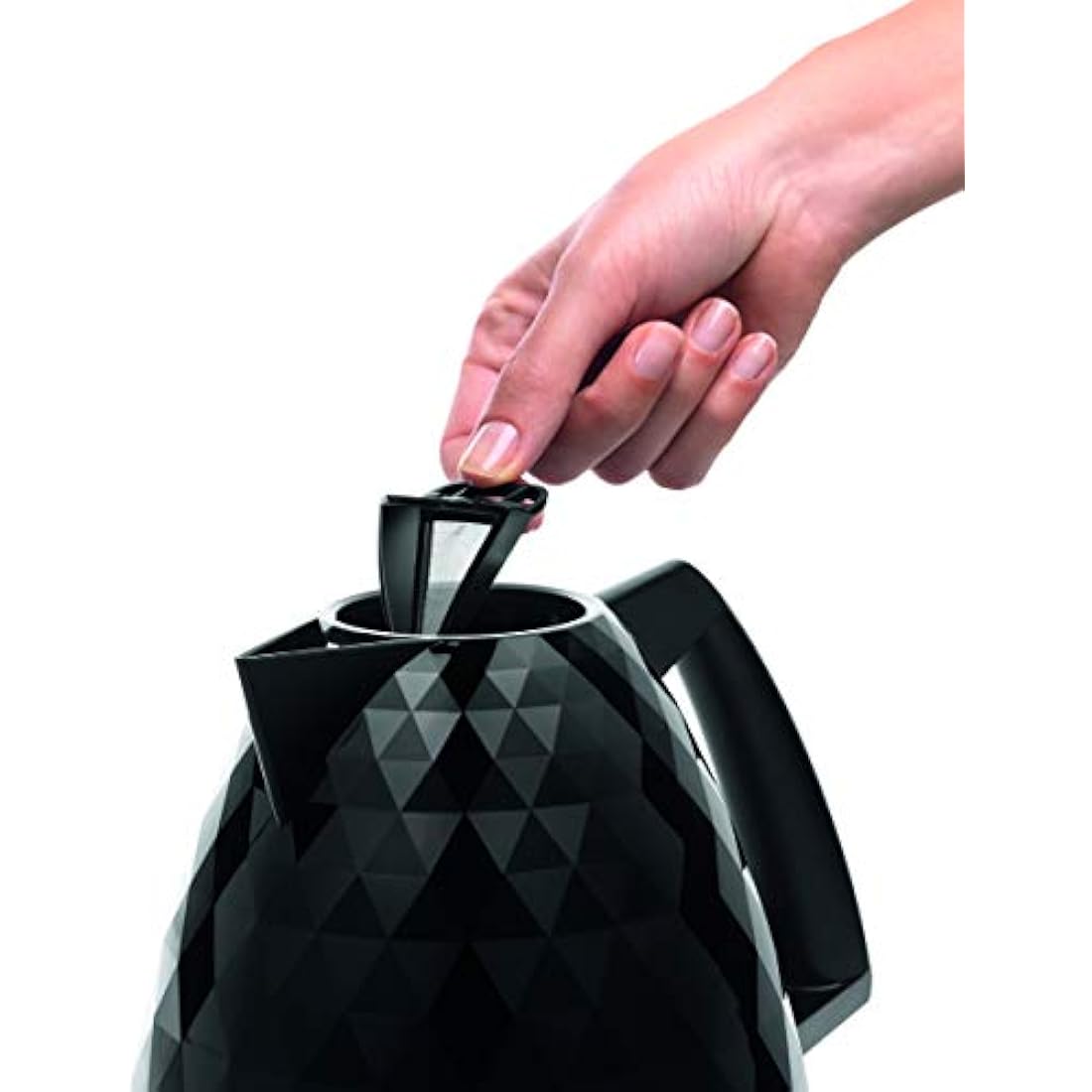 De'Longhi Brilliante Kettle, anti-scale filter, 1.7 Liters, 360° swivel base, KBJ3001BK, Black