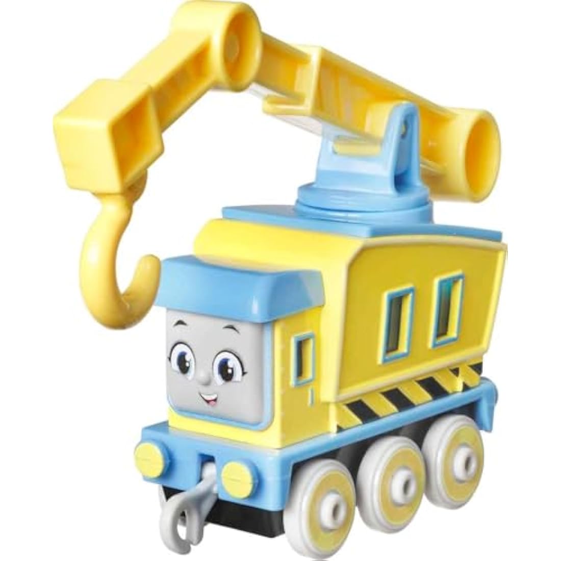 Thomas & Friends Carly the Crane Vehicle die-cast push-along toy rail vehicle for preschool kids ages 3 years and older, HDY61