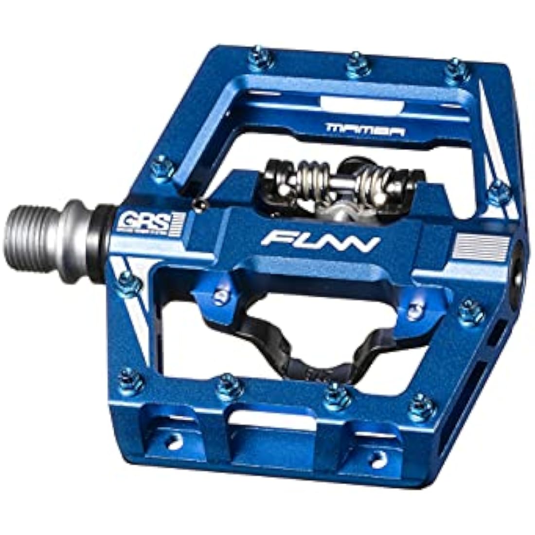 Funn Mamba S MTB Clipless Pedals, Single Sided Clip Mountain Bike Pedals, Compatible with SPD Cleats, 9/16-Inch CrMo Axle Bicycle Pedals for MTB/BMX/Gravel Cycling