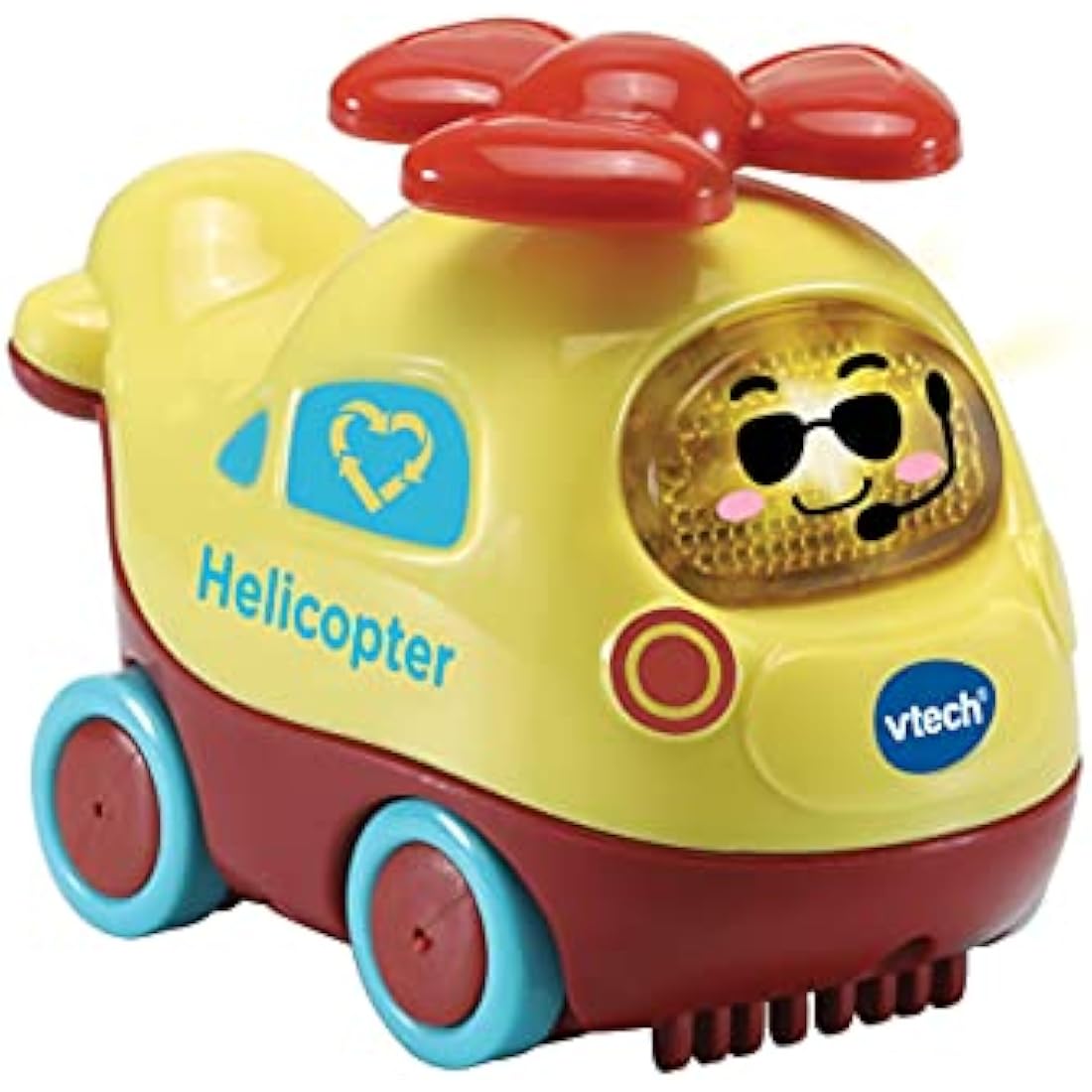 VTech Toot-Toot Drivers Special Edition Helicopter, Baby Interactive Toy for Toddlers with Lights and Sounds, Musical Baby Toy Helicopter for Pretend Play, Boys & Girls 1, 2, 3, 4, 5+ Year Olds