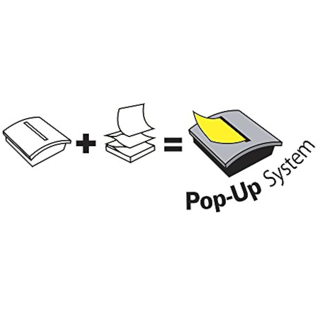 Post-it Z-Notes Dispenser PRO White + Post-it Super Sticky Z-Notes Assorted Colours, 12 Pads, 76 mm x 76 mm, 90 Sheets per Pad - Self-Sticking Notes for Walls, Monitors and Fridge