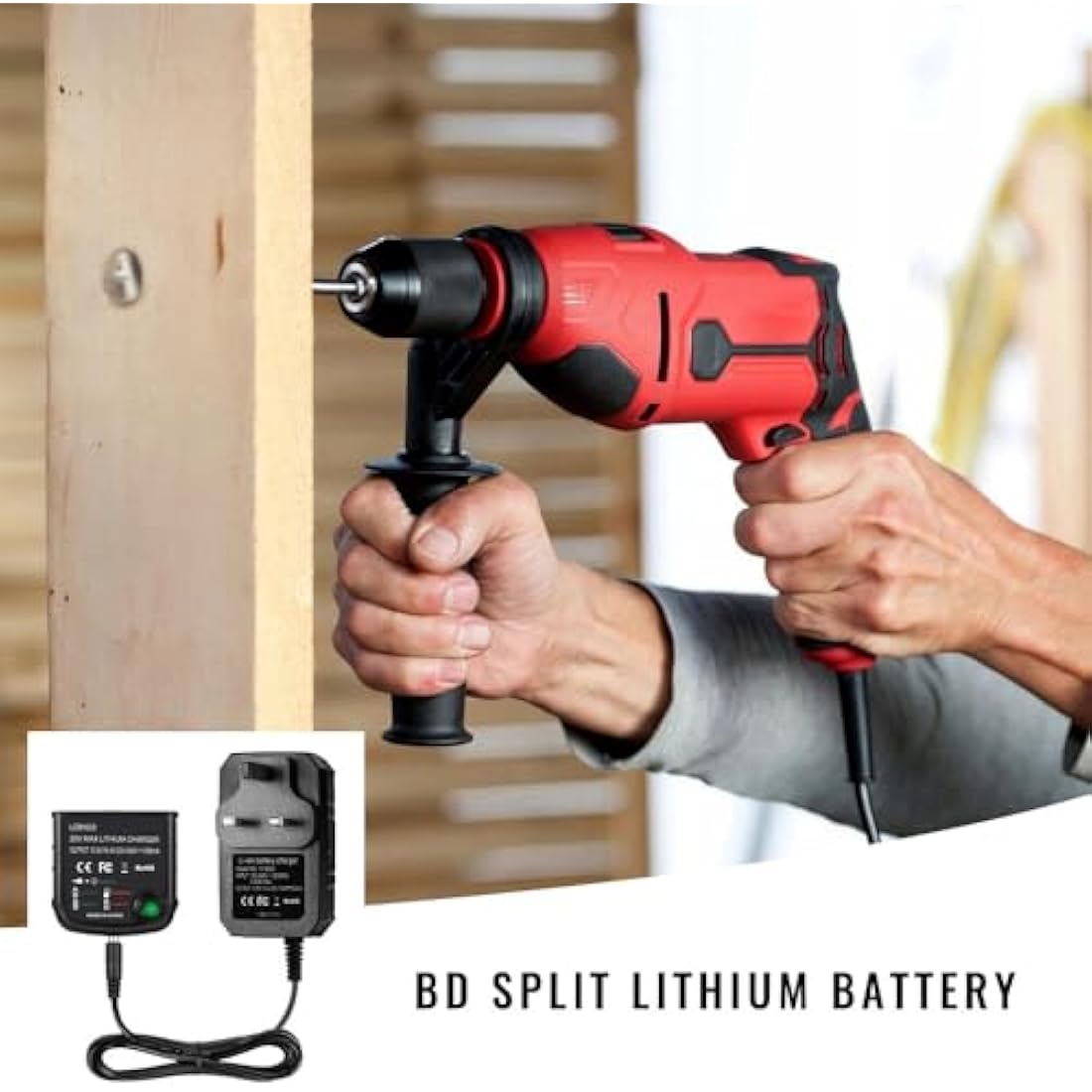 CJBIN 18V LithiumIon Battery Charger for Black & Decker, Replacement LCS1620 for Black & Decker Charger,Drill Li-ion Battery Chargre LBXR20 LBXR20-OPE LB20 LBX20 LBX4020 LB2X4020 LBXR2020-OPE,UK Plug
