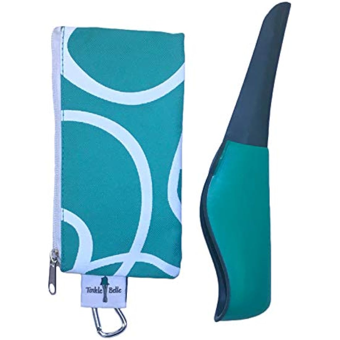 Tinkle Belle The female urinal women urination device - Teal and Grey