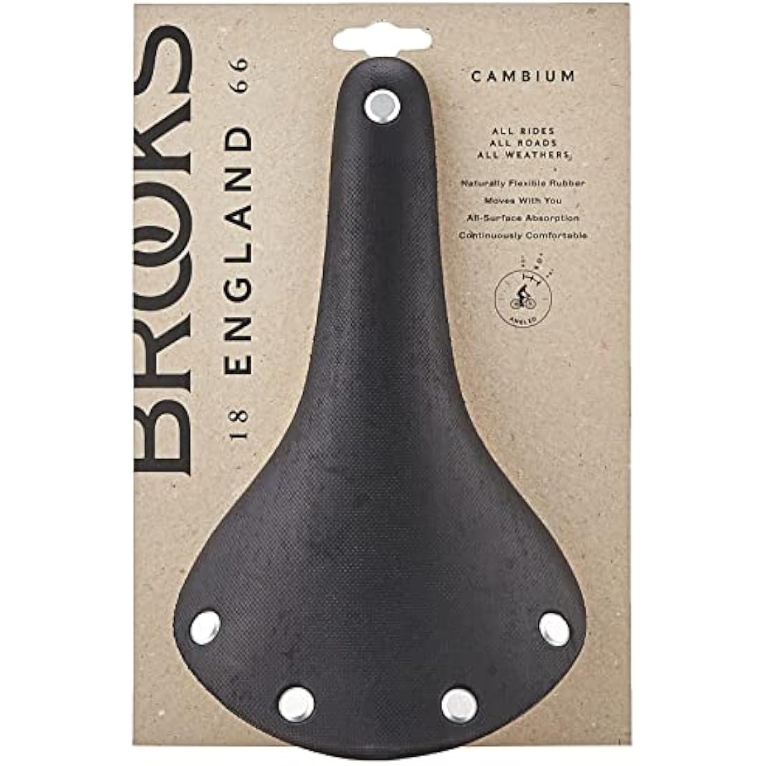 Brooks England Saddles Men's C17 Cambium Bike Saddle