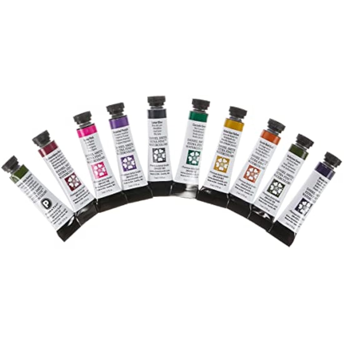 Daniel Smith 50 x 5ml Watercolour Tubes - 10 Colours - 5ml Tubes