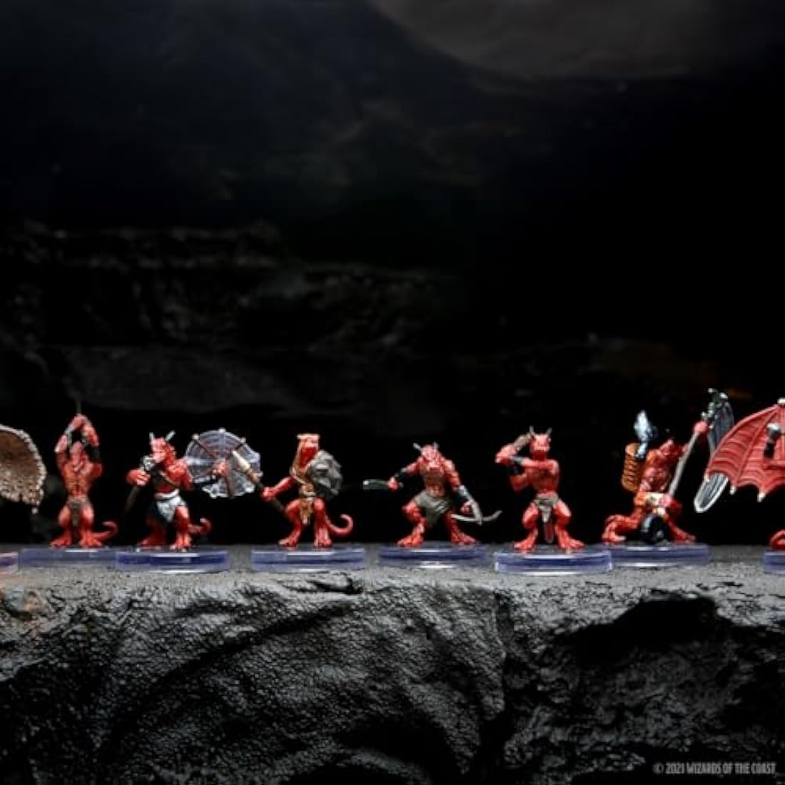 WizKids Dungeons and Dragons Icons of the Realms - Kobold Warband, Tabletop DnD Miniatures