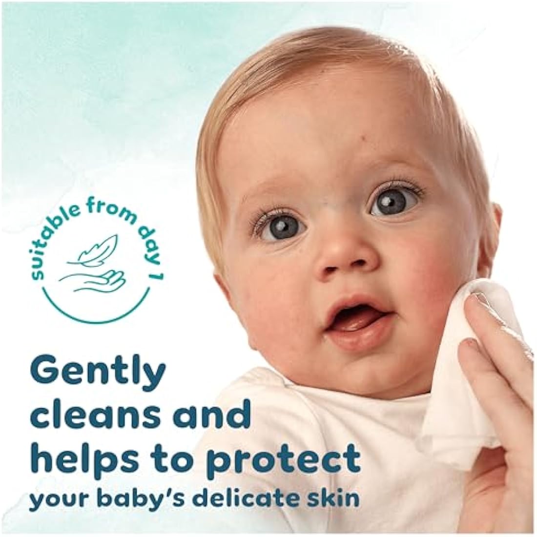 Pampers Harmonie Aqua Baby Wipes Plastic Free 24 Packs of 48 Wipes, 1152 Baby Wet Wipes, Help restore natural skin pH, Delicate lotion with 99 percent water