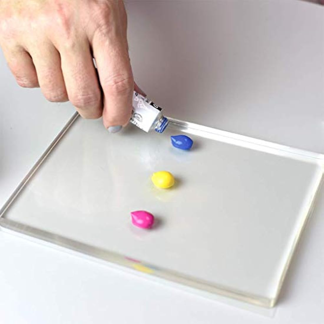 Gel Press Monoprinting Print Plate - 12” X 14” (30.5 X 35.6 cm) Gel Plate - Printmaking Supplies - Reusable Gel Printing Plates for Press Art for Card Making, Scrapbooking, Journaling, Arts & Crafts