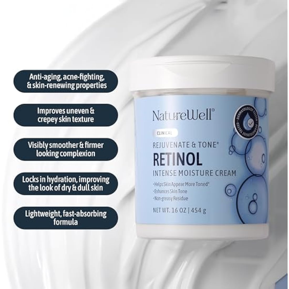 Nature Well Clinical Retinol Advanced Moisture Cream (16 oz.)