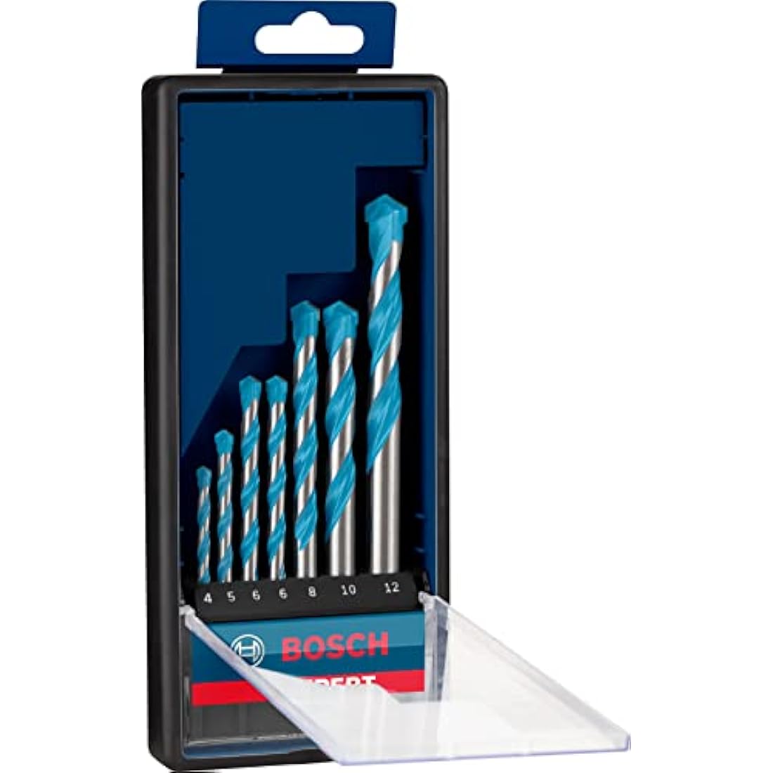 Bosch 7x EXPERT CYL-9 MultiConstruction Drill Bit Set (for Concrete, Soft tiles, Ø 4-12 mm, Professional Accessory Impact Drill/Driver, Rotary Drill/Drivers)