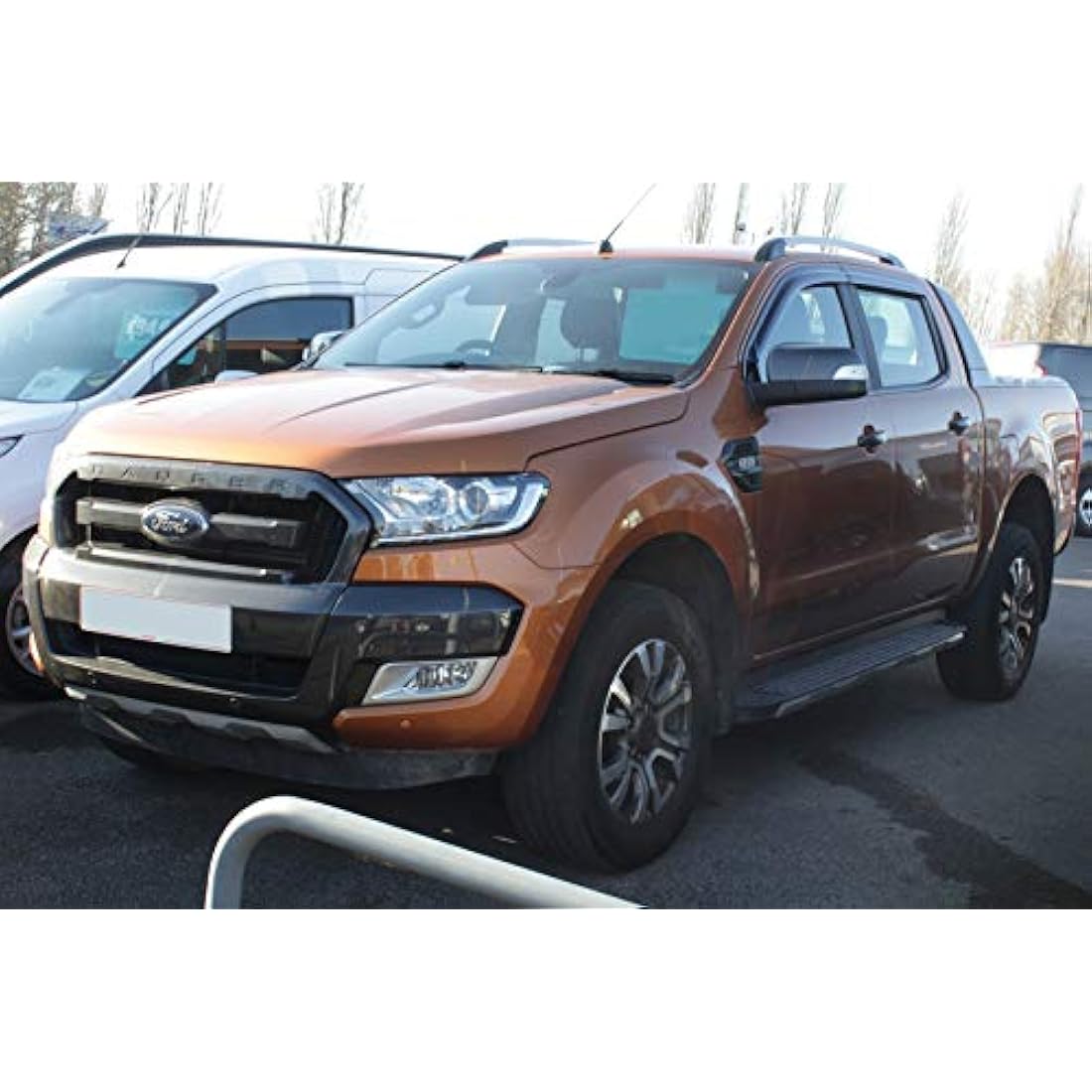 AUTO CLOVER Wind Deflectors Set for Ford Ranger 2012+ (4 pieces)