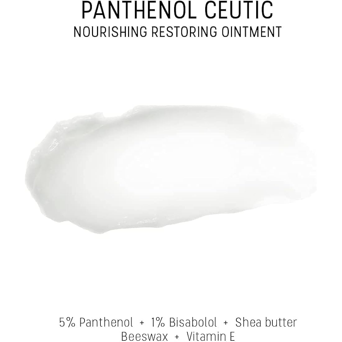 Dermaceutic Panthenol Ceutic - Nourishing Restoring Ointment with Panthenol, Shea Butter, Beeswax and Vitamin E - Immediate comfort for dry, sensitive and irritated skin - 30g